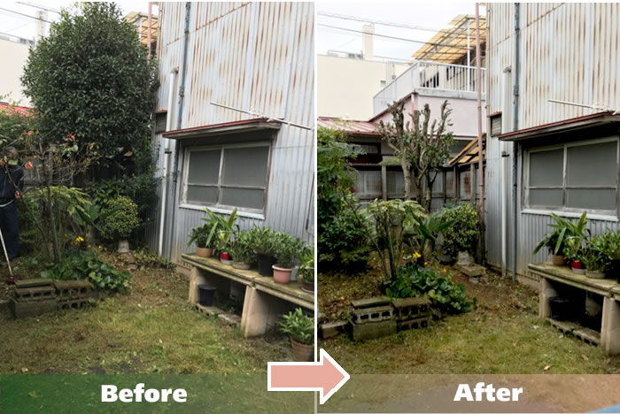 植木・草刈り・剪定・抜根はエコグリーン